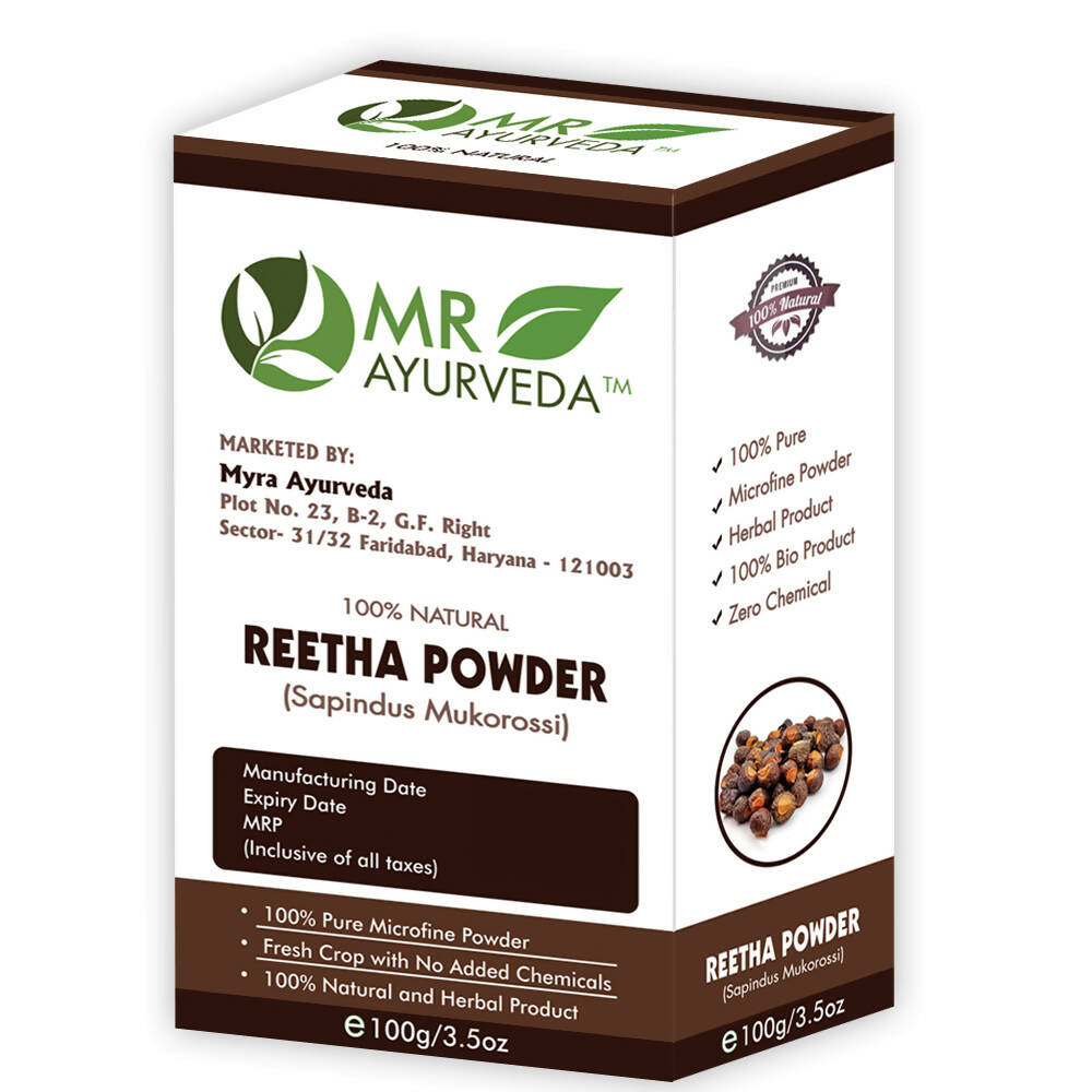 MR Ayurveda Reetha Powder - Swadesiicart
