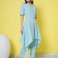 Women Republic Light Blue Cotton Kurta Set | Swadesiicart