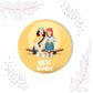 Indianvibez Bff Bhabhi Metal Rakhi/Lumba with Fridge Magnet - Kids Rakhi - Swadesiicart