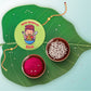 Indianvibez Bhukkad Bhai Metal Rakhi with Fridge Magnet - Kids Rakhi - Swadesiicart