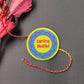 Indianvibez Caring Bhabhi Metal Rakhi/Lumba with Fridge Magnet - Kids Rakhi - Swadesiicart