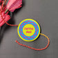 Indianvibez Caring Bhai Metal Rakhi with Fridge Magnet - Kids Rakhi - Swadesiicart
