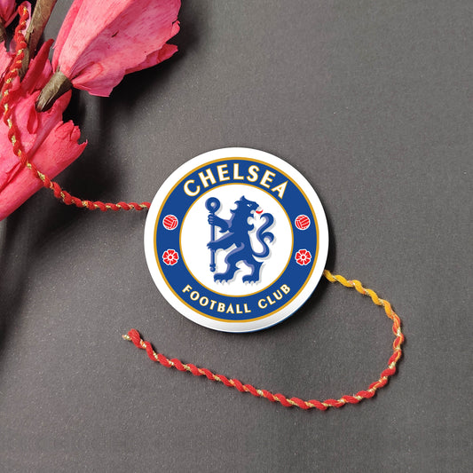 Indianvibez Chelsea Metal Rakhi with Fridge Magnet - Kids Rakhi - Swadesiicart