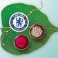 Indianvibez Chelsea Metal Rakhi with Fridge Magnet - Kids Rakhi - Swadesiicart