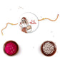 Indianvibez Cool Bhabhi Metal Rakhi/Lumba with Fridge Magnet - Kids Rakhi - Swadesiicart