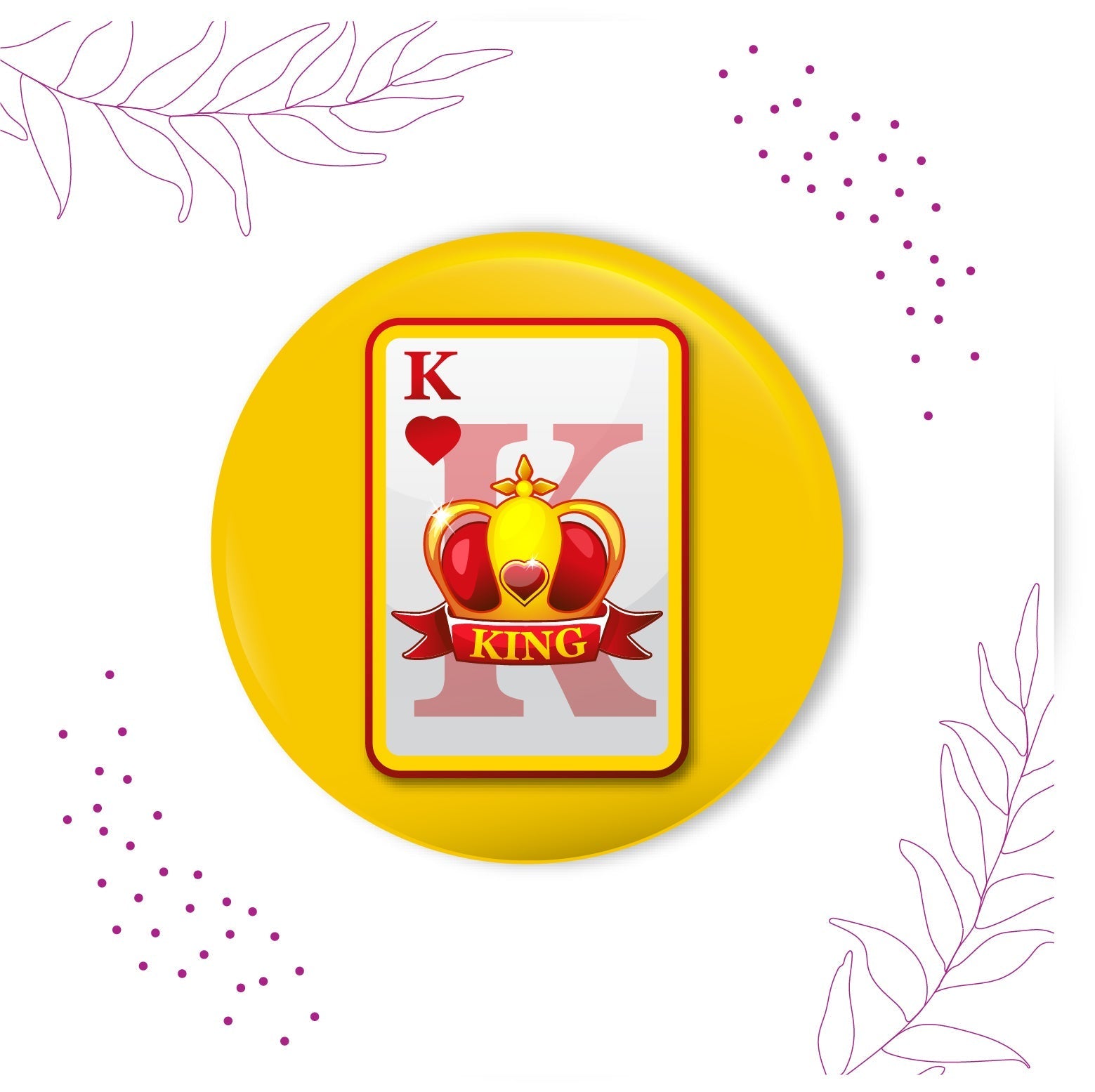 Indianvibez King Bhai Metal Rakhi with Fridge Magnet - Kids Rakhi - Swadesiicart
