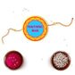 Indianvibez Nautanki Bhai Metal Rakhi with Fridge Magnet - Kids Rakhi - Swadesiicart