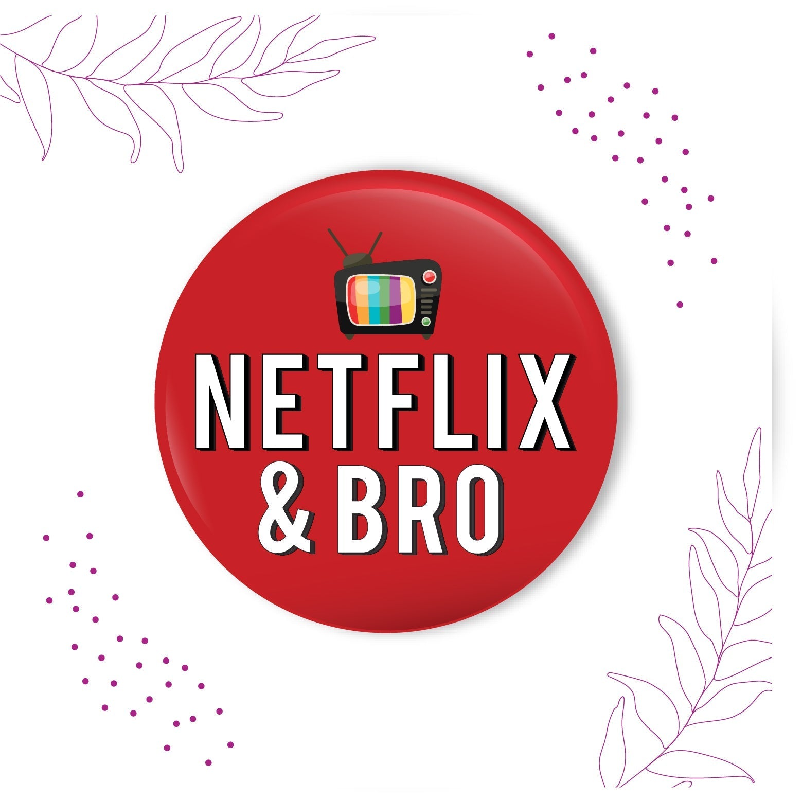Indianvibez Netflix & Bro Metal Rakhi with Fridge Magnet - Kids Rakhi - Swadesiicart