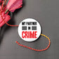 Indianvibez Partner in Crime Metal Rakhi with Fridge Magnet - Kids Rakhi - Swadesiicart