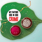 Indianvibez Partner in Crime Metal Rakhi with Fridge Magnet - Kids Rakhi - Swadesiicart
