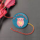 Indianvibez My Piggy Bank Metal Rakhi with Fridge Magnet - Kids Rakhi - Swadesiicart