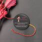 Indianvibez Sister Metal Rakhi/Lumba with Fridge Magnet - Kids Rakhi - Swadesiicart