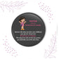Indianvibez Sister Metal Rakhi/Lumba with Fridge Magnet - Kids Rakhi - Swadesiicart