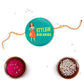 Indianvibez Stylish Bhabhi Metal Rakhi/Lumba with Fridge Magnet - Kids Rakhi - Swadesiicart