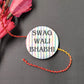 Indianvibez Swag Wali Bhabhi Metal Rakhi/Lumba with Fridge Magnet - Kids Rakhi - Swadesiicart