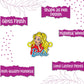 Indianvibez Barbie Wooden Rakhi - Kids Rakhi - Swadesiicart