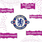 Indianvibez Chelsea Wooden Rakhi, Football Rakhi for Brother - Kids Rakhi - Swadesiicart