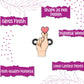 Indianvibez Korean Heart Wooden Rakhi, K-Pop Style Rakhi for Brother - Kids Rakhi - Swadesiicart