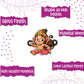 Indianvibez Lord Hanuman Wooden Rakhi for Brother, Divine & Spiritual Rakhi for Bhai , Bhaiya - Kids Rakhi - Swadesiicart