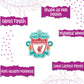 Indianvibez Liverpool Wooden Rakhi, Football Rakhi for Brother - Kids Rakhi - Swadesiicart