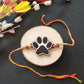 Indianvibez Dog Paw Wooden Rakhi, Cute Pet Animal Themed Rakhi for Brother - Kids Rakhi - Swadesiicart