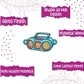 Indianvibez Radio Wooden Rakhi, Quirky Retro Rakhi for Brother - Kids Rakhi - Swadesiicart