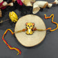 Indianvibez Cute Tiger Rakhi for Brother, Wooden Animal Rakhi - Kids Rakhi - Swadesiicart
