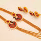 Multicolor Kemp Peacock Layer Necklace Set