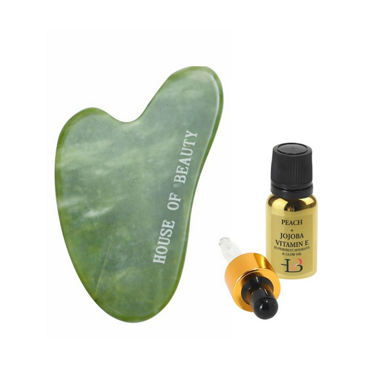 House of Beauty Jade Guasha Kit - Swadesiicart