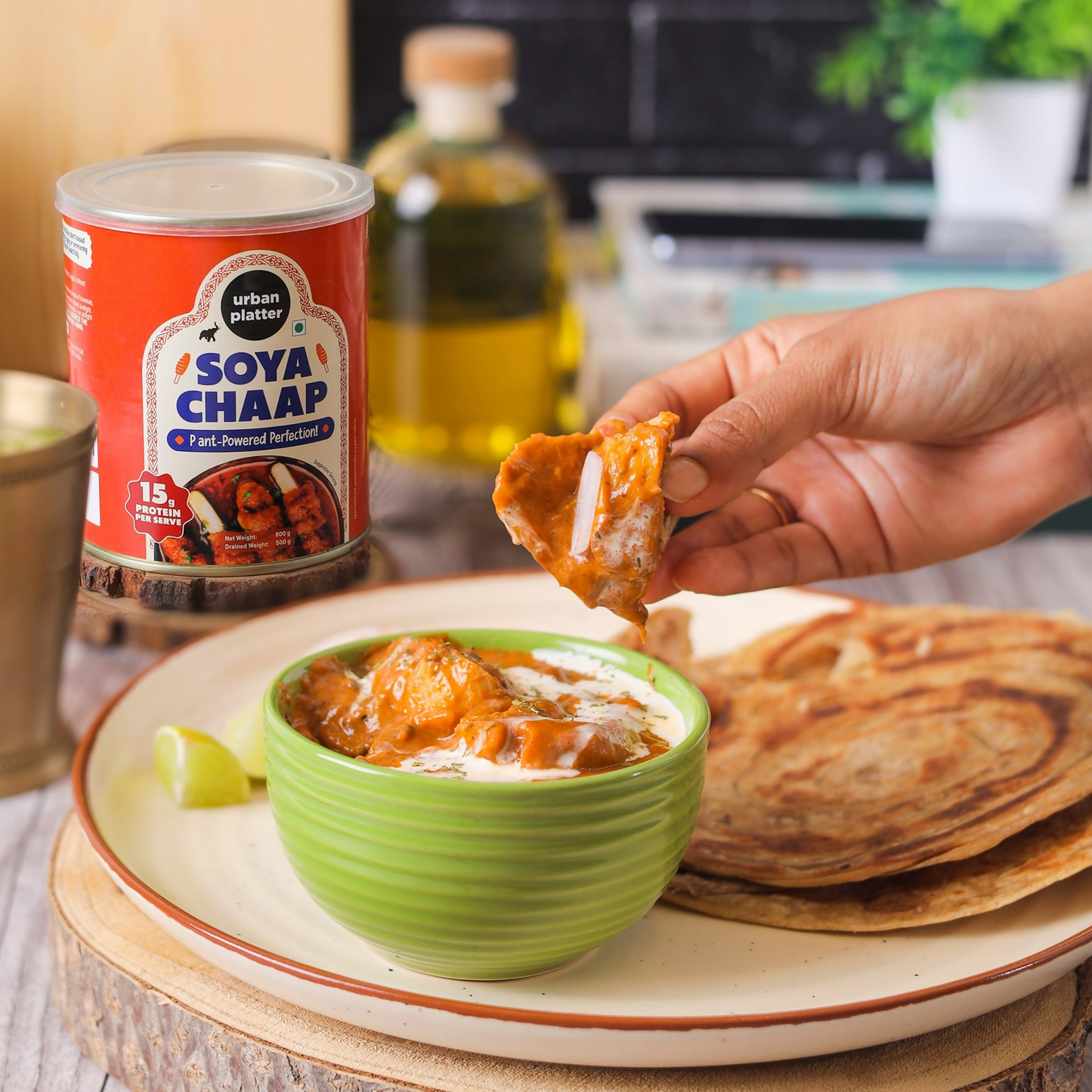 Urban Platter Soya Chaap Plant Based Bean | Swadesiicart