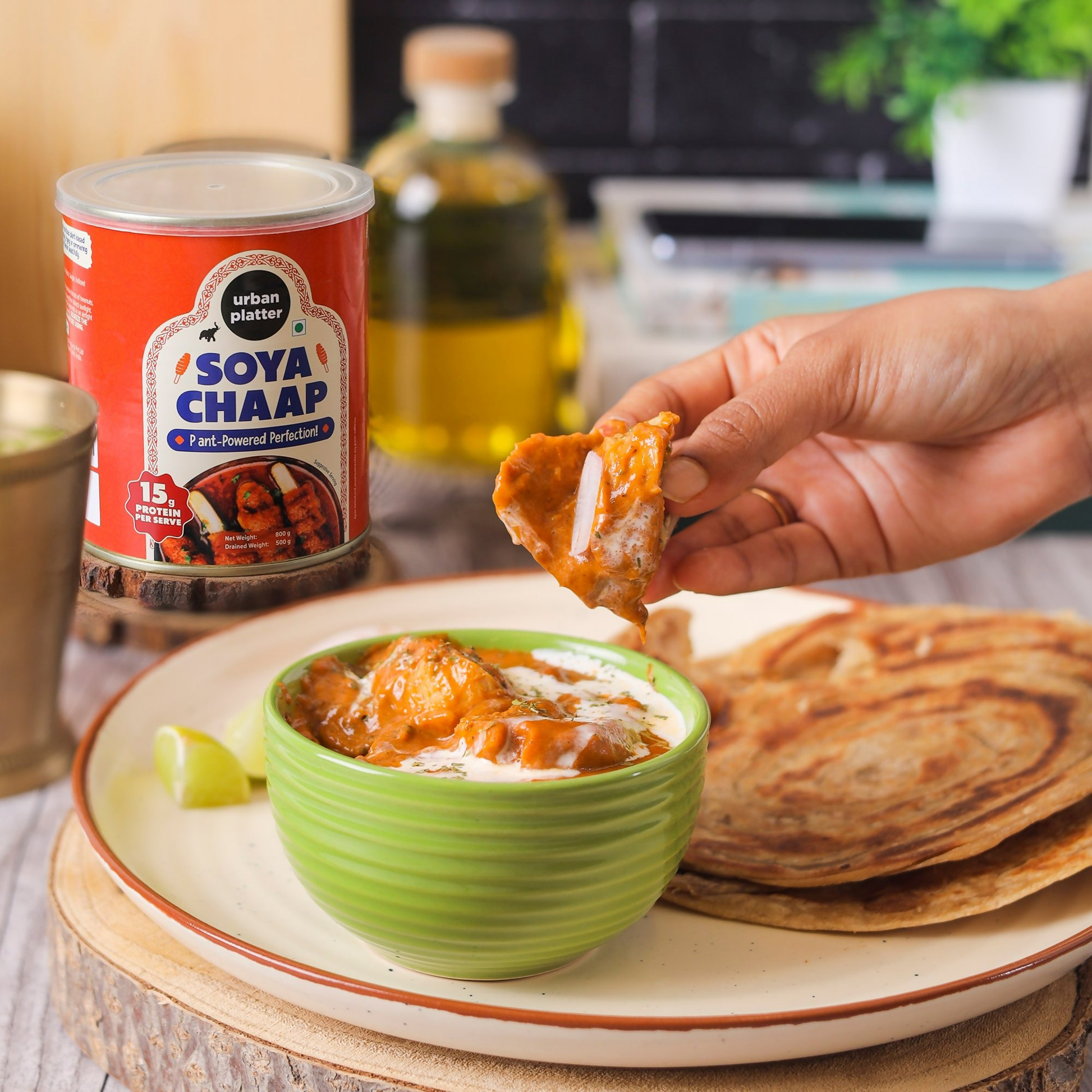 Urban Platter Soya Chaap Plant Based Bean | Swadesiicart