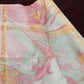 Shades Of Peach And Off White Printed Chanderi Saree For Regular/Office Wear By Gayathri Reddy Designer Studio | Swadesiicart