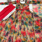 Lorenvalley Fashion Women Tabby Organza Silk Fully Flair Kali Pattern Anarkali Pant With Dupatta Set - Red | Swadesiicart