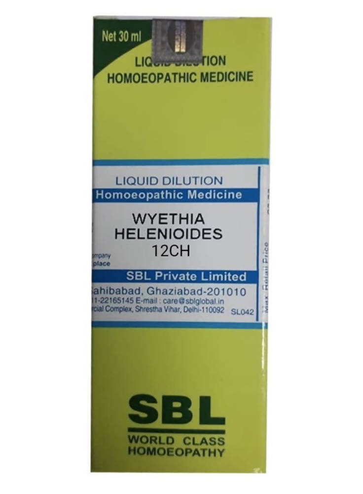 SBL Homeopathy Wyethia Helenioides Dilution | Swadesiicart