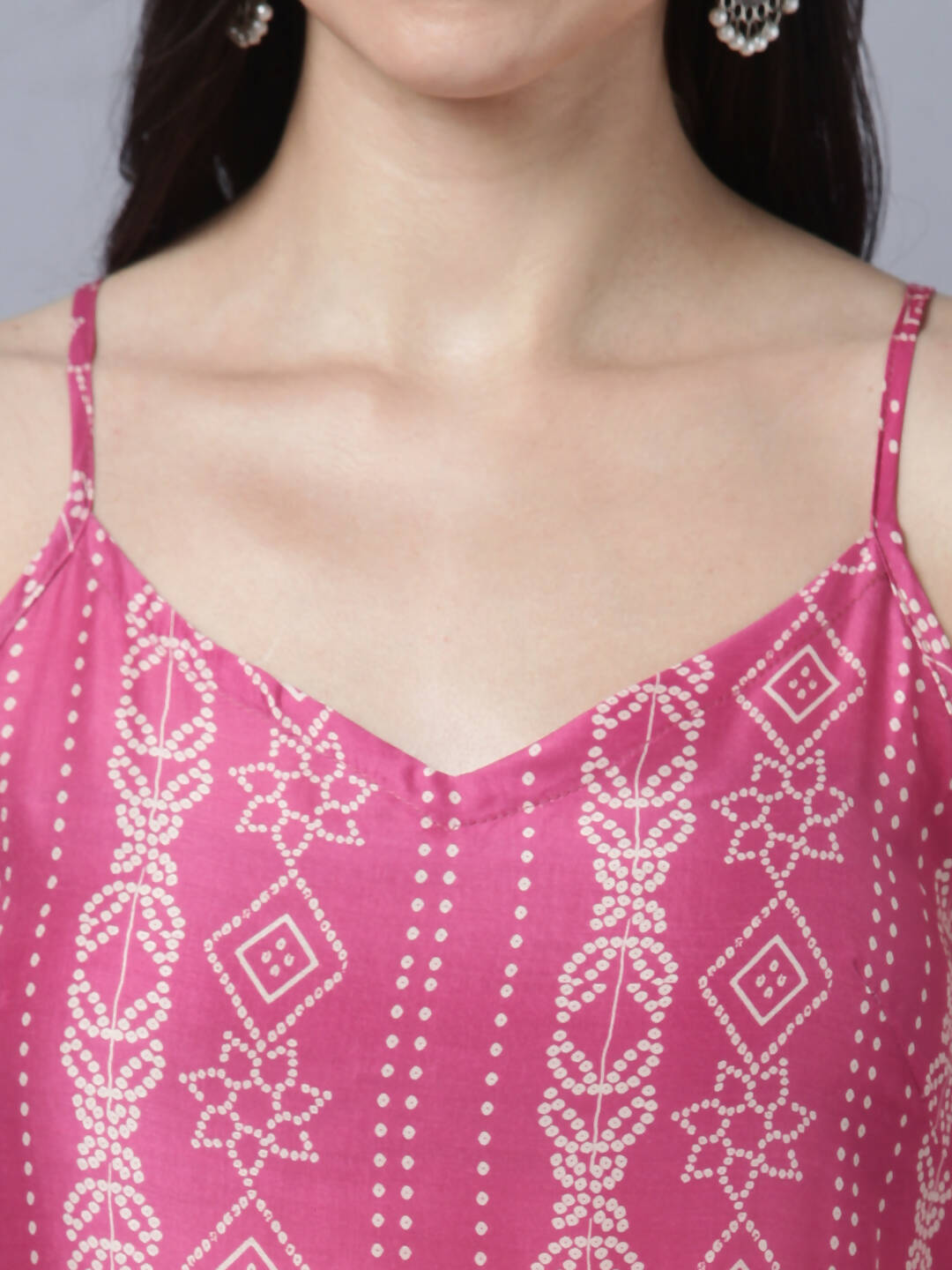 Myshka Stylish Pink Sleeveless Women's Kurta Sharara with Dupatta Set | Swadesiicart