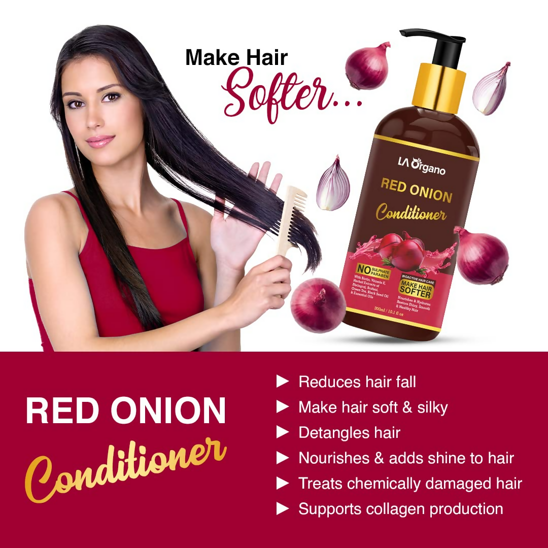 LA Organo Red Onion Hair Conditioner | Swadesiicart