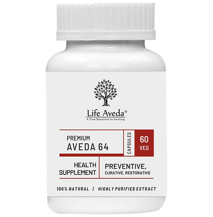 Life Aveda Premium Aveda 64 Capsules - Aveda Ayur