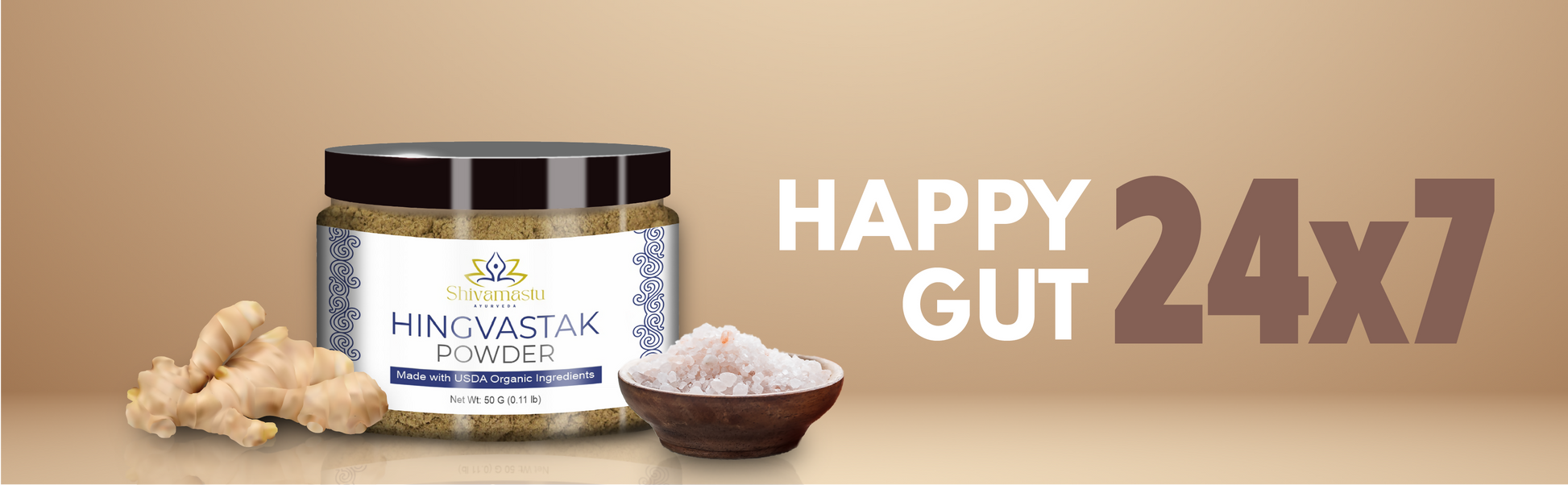 Shivamastu Ayurveda Hingvastak Powder - Swadesiicart