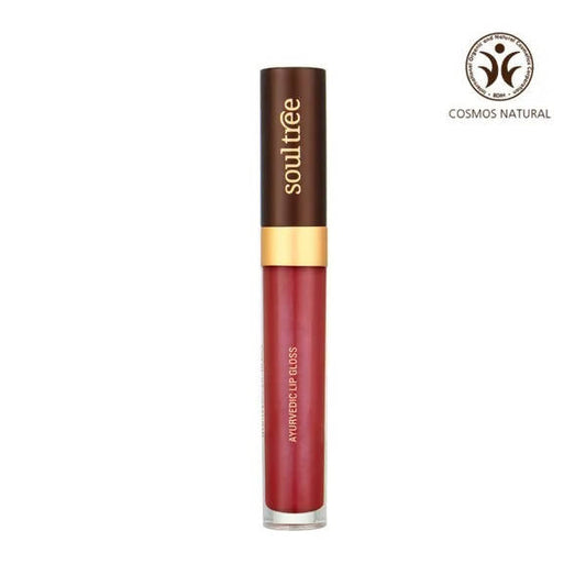 Soultree Ayurvedic Lip Gloss - Lush Berry - Swadesiicart