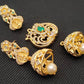 AD Emeralds designer 4 in 1 Traditional Earrings | Swadesiicart