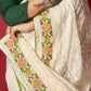 Vamsee White Georgette Designer Saree - Swadesiicart