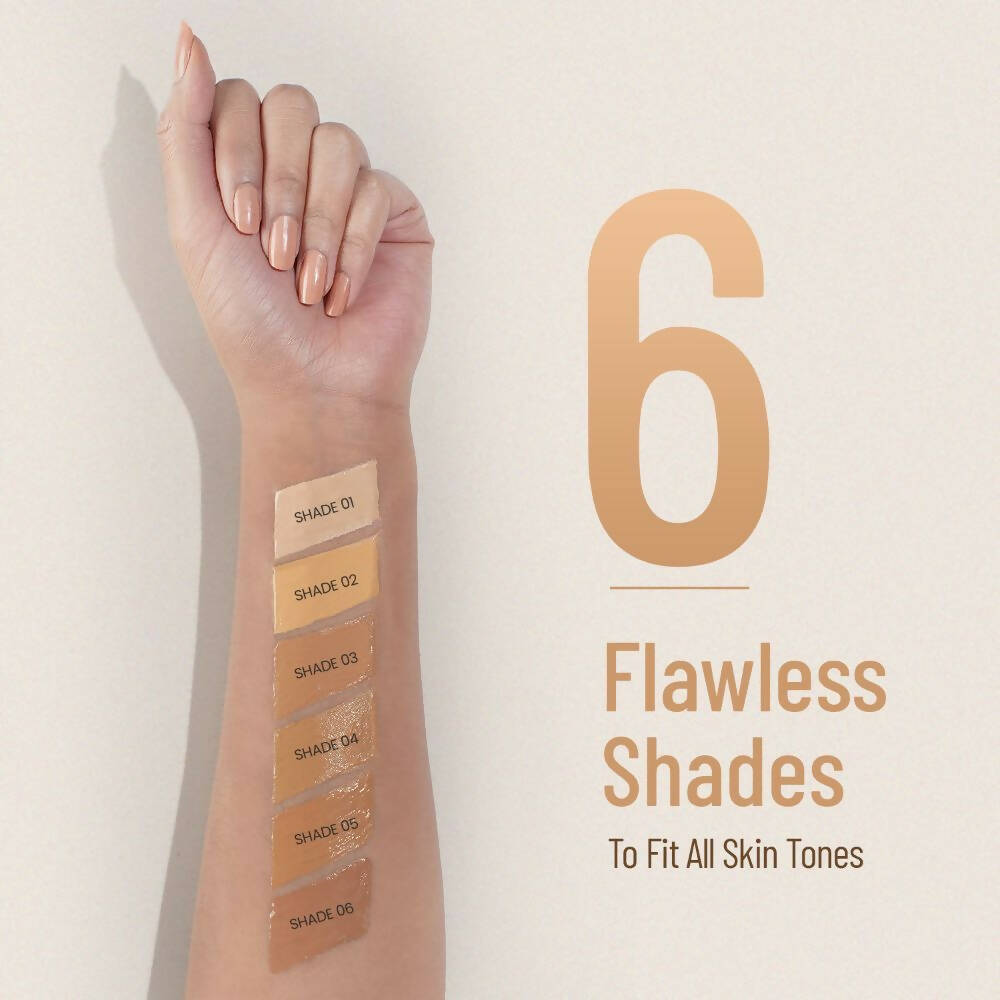 Swiss Beauty Airbrush Finish Full Coverage Foundation - Fair Ivory | Swadesiicart