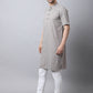 Even Apparels Yellow Pure Cotton Men's Kurta With Band Collar | Swadesiicart