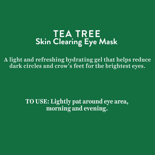 Biotique Advanced Organics Tea Tree Skin Clearing Eye Mask