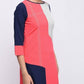 Aniyah Crepe Block Printed Multicolor Straight Kurta (AN-138K) - Swadesiicart