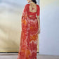 Maroon Georgette Designer Printed Ready to Wear Saree - Samyana | Swadesiicart