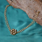 Kundan & Pearl Neckpiece (Gold) - Ruby Raang | Swadesiicart