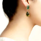 Bling Accessories Hand Made Statement Crystal Stud Earrings | Swadesiicart