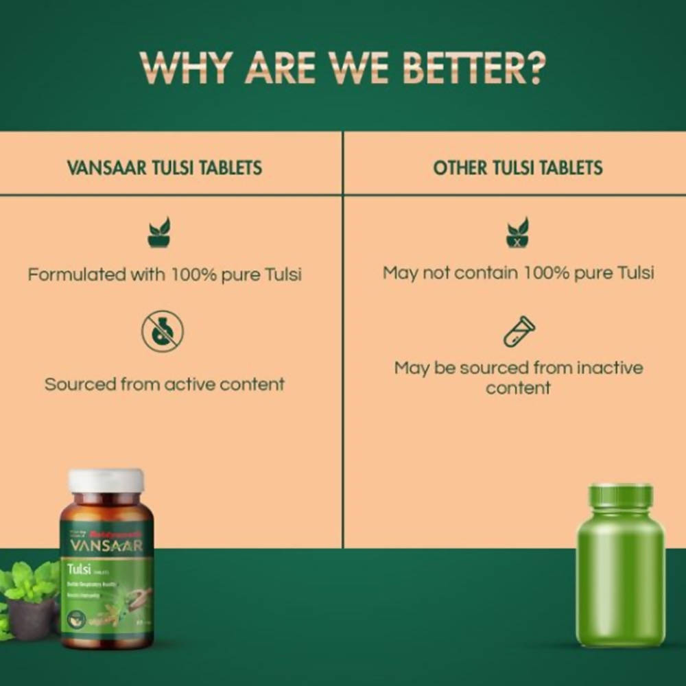 Baidyanath Vansaar Tulsi Tablets | Swadesiicart
