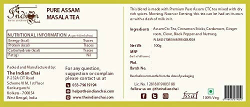 The Indian Chai - Pure Assam Masala Chai | Swadesiicart